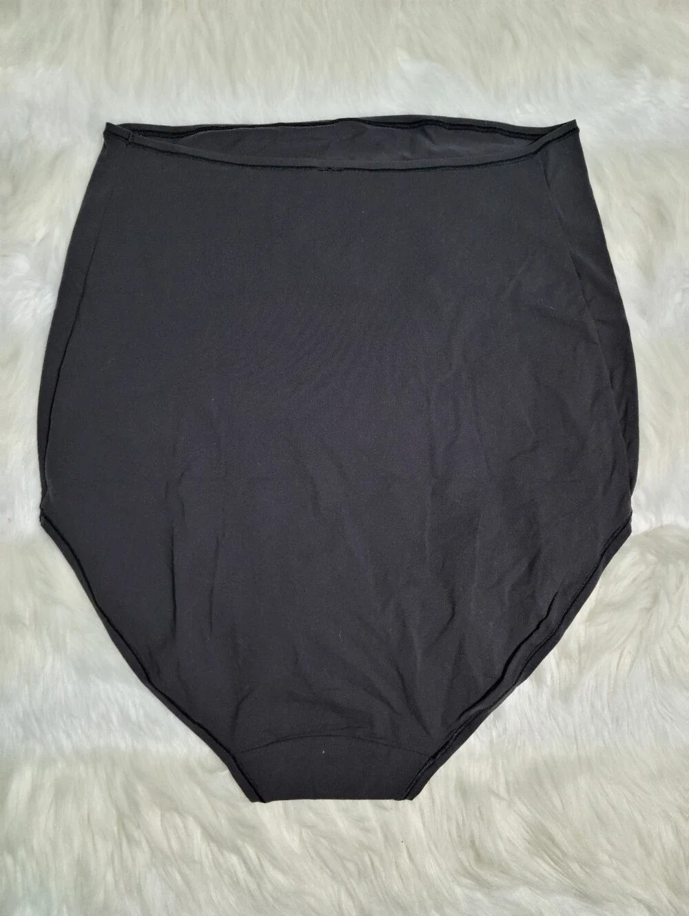 SKIMS Maternity Cotton Jersey High Waisted Brief Black Soot XL NEW